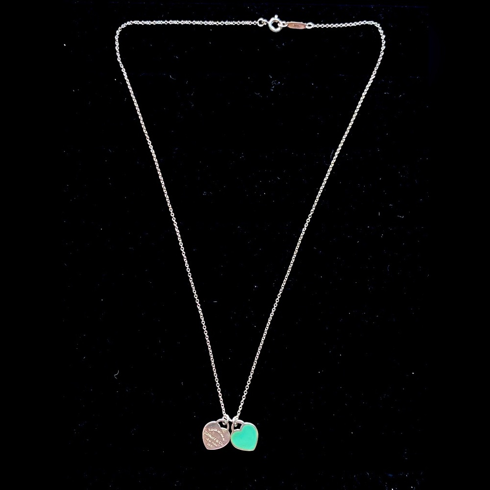 Tiffany & Co. Return to Tiffany Double Heart Tag Pendant necklace
